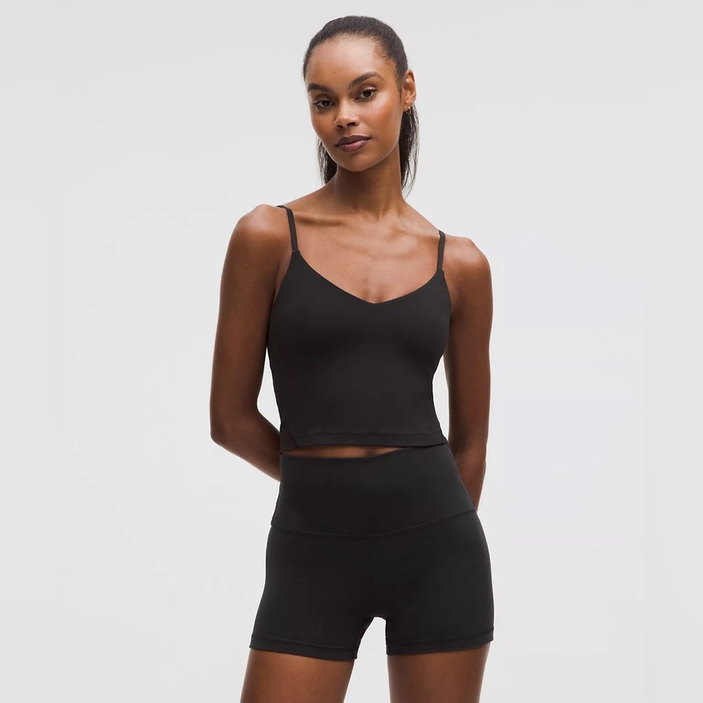 Set of 2 lululemon Align Cropped Cami Tank Top Light Support A/B Cup Size 0